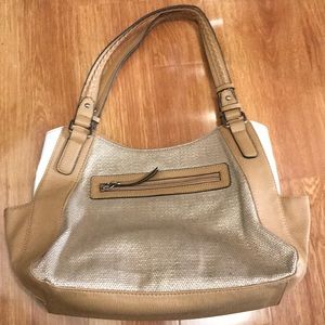 Beige handbag
